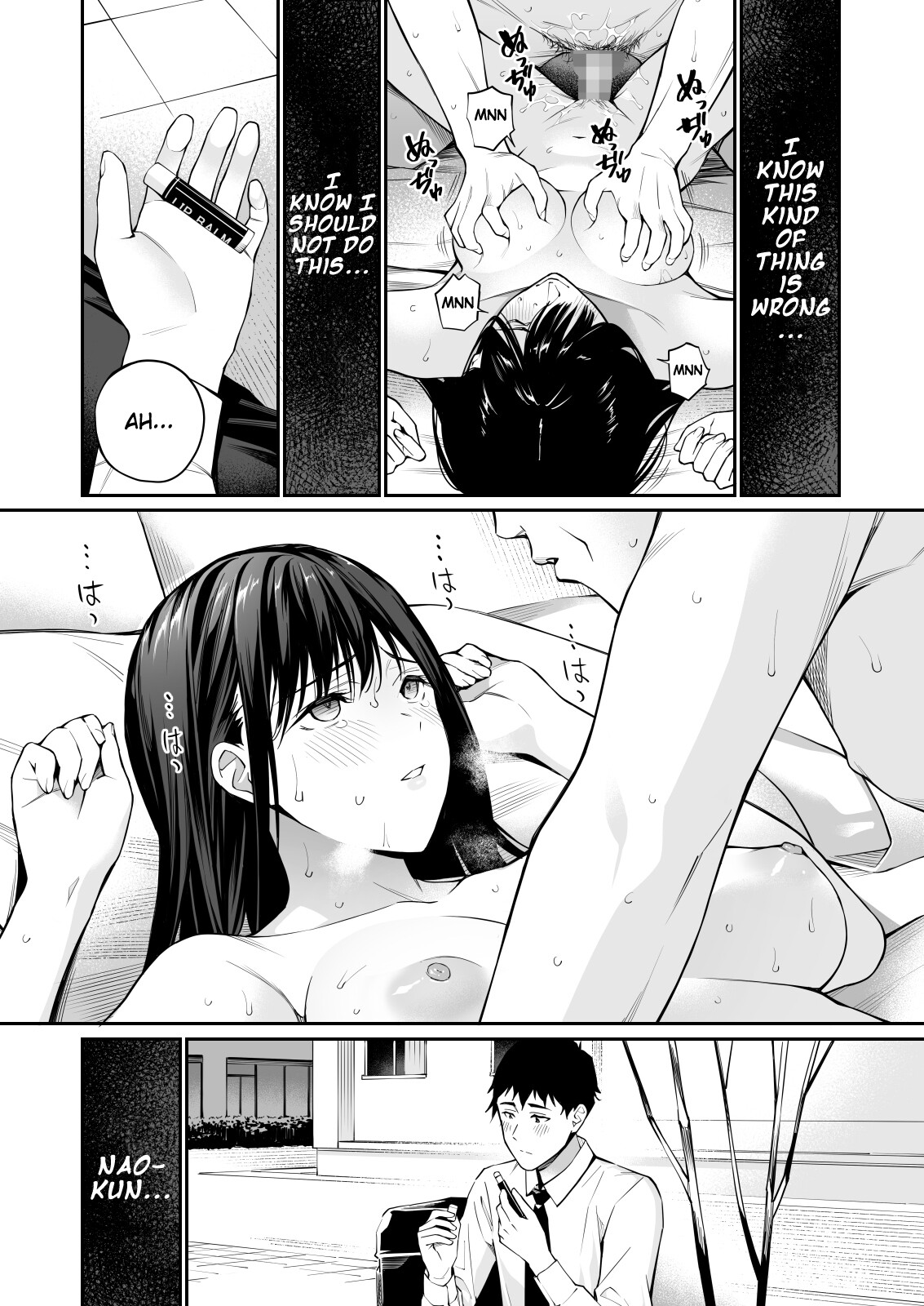 Hentai Manga Comic-Insert a secret he doesn't know.-Read-62